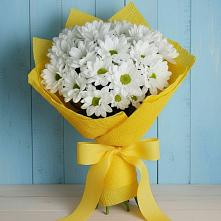 Букет цветов из:  Хризантемы #REPLACE_PRED# Зеленый Бор