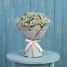 Букет цветов из:  Гипсофила в Зеленый Бор