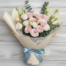 Букет цветов из:  Лизиантусы в Зеленый Бор