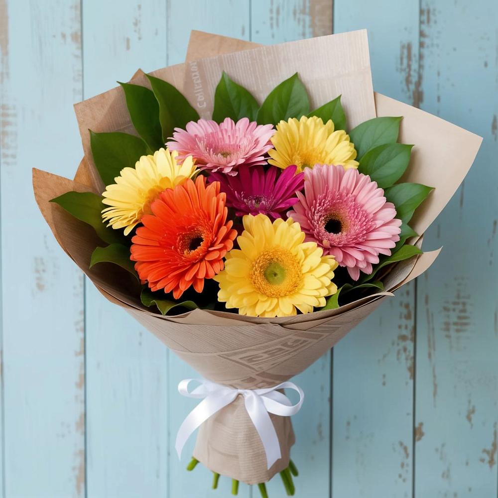 Букет цветов из: Герберы в Зеленый Бор