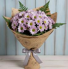 Букет цветов из:  Хризантемы в Зеленый Бор