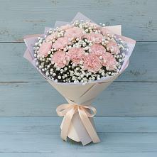 Букет цветов из:  Гвоздики в Зеленый Бор