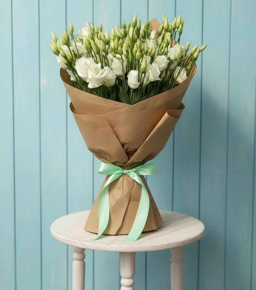 Букет цветов из: Лизиантусы в Зеленый Бор