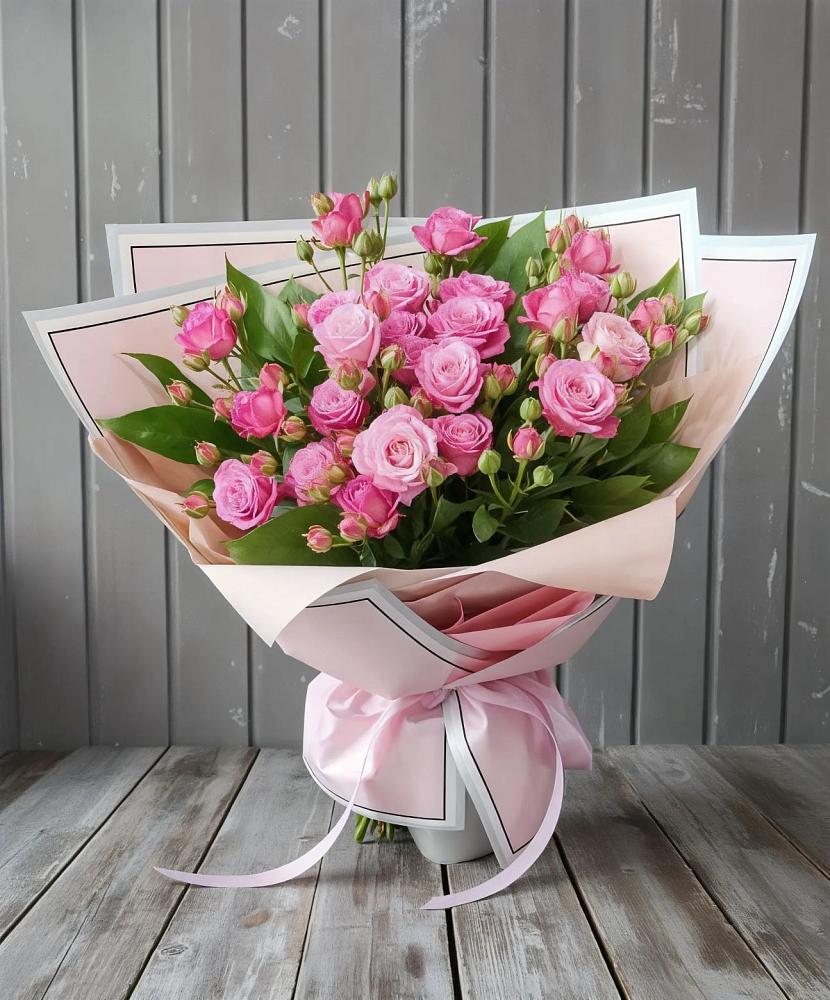 Букет Розовый кустик в Зеленый Бор