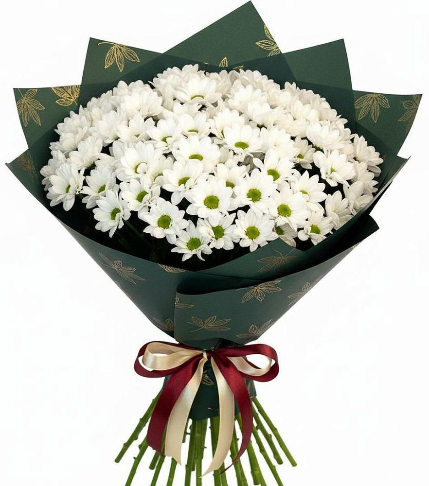 Букет цветов из: Хризантемы в Зеленый Бор