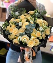 Букет цветов из:  Розы и Лизиантусы #REPLACE_PRED# Зеленый Бор