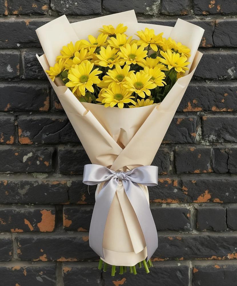 Букет цветов из: Хризантемы в Зеленый Бор