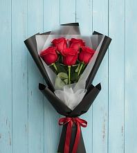 Букет цветов из:  Розы #REPLACE_PRED# Зеленый Бор