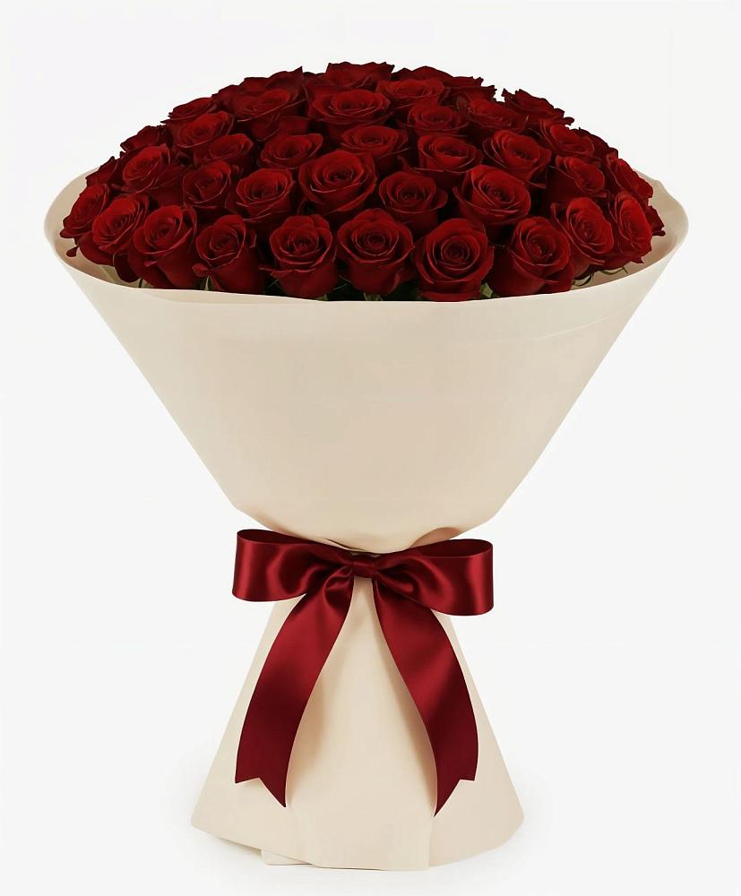 Букет 101 Бордовая роза Блэк Бакарра в Зеленый Бор