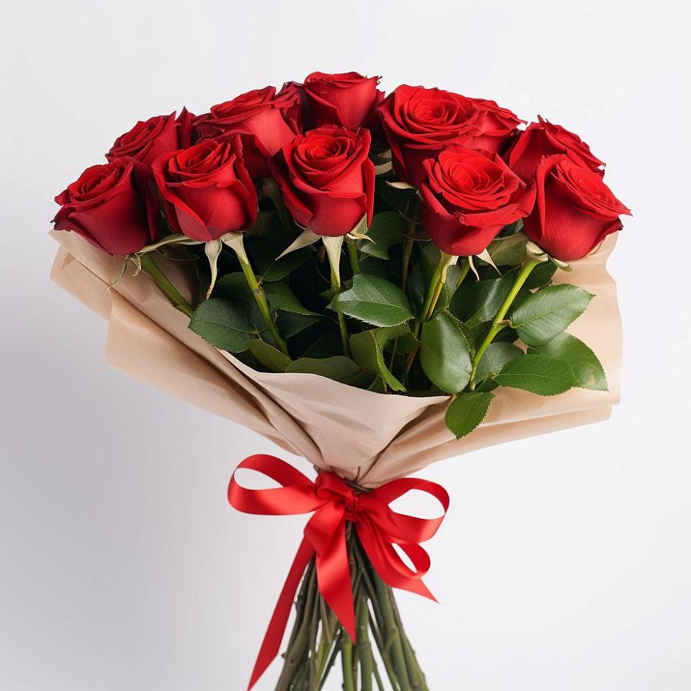 Букет 11 Красных роз Эдлесс Лав в Зеленый Бор