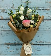 Букет цветов из:  Розы и Лизиантусы #REPLACE_PRED# Зеленый Бор